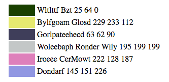 Illustration for article titled The First AI-Generated Paint Names Include 'Homestar Brown' and 'Stanky Bean'